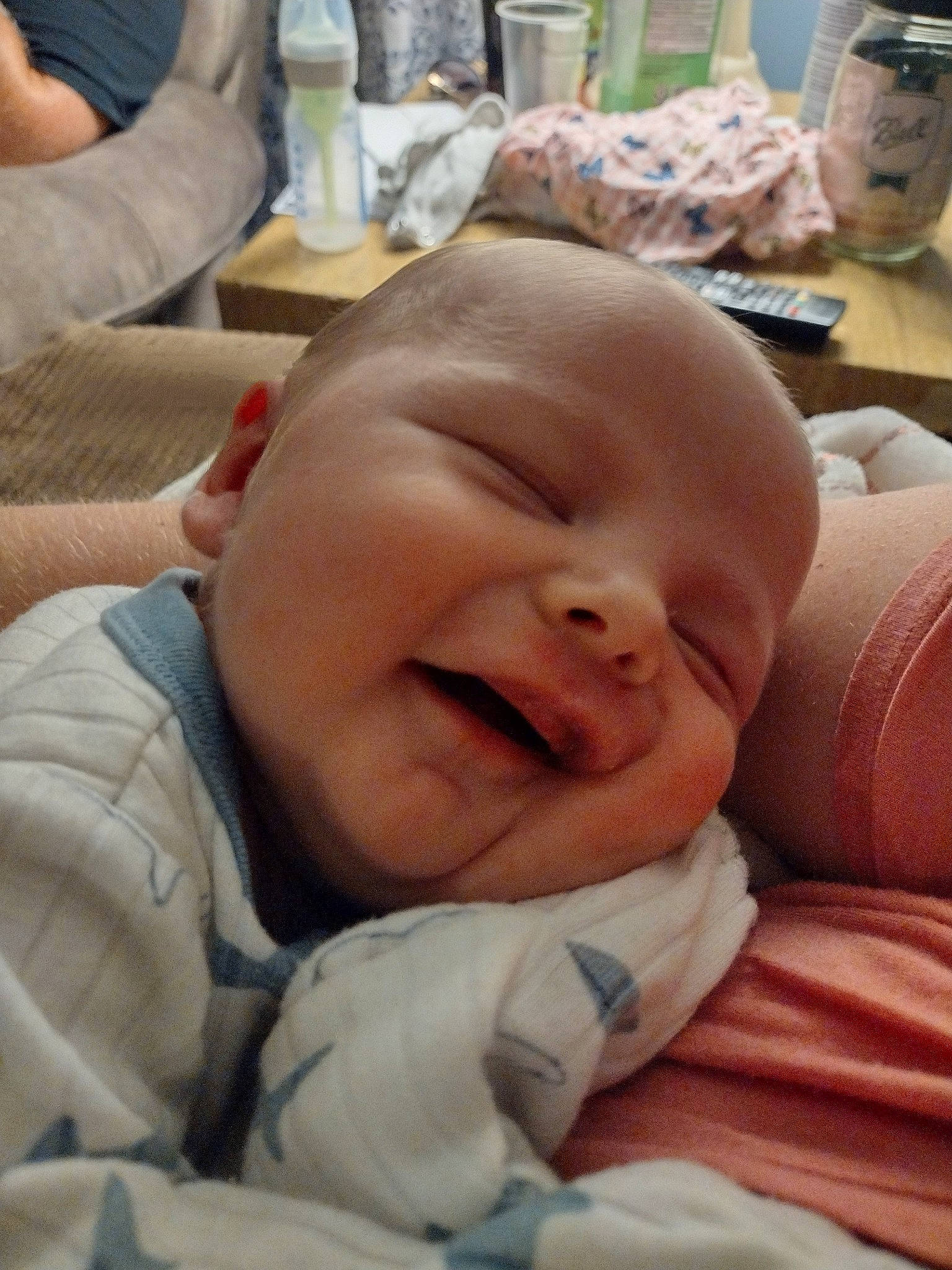 Jaiden joined the competition — help win amazing prizes! baby, baby_laughing, baby_toddler_clothing, cheek, child, chin, comfort, ear, event, facial_expression, finger, fun, happy, lip, mouth, nose, person, skin, smile, toddler