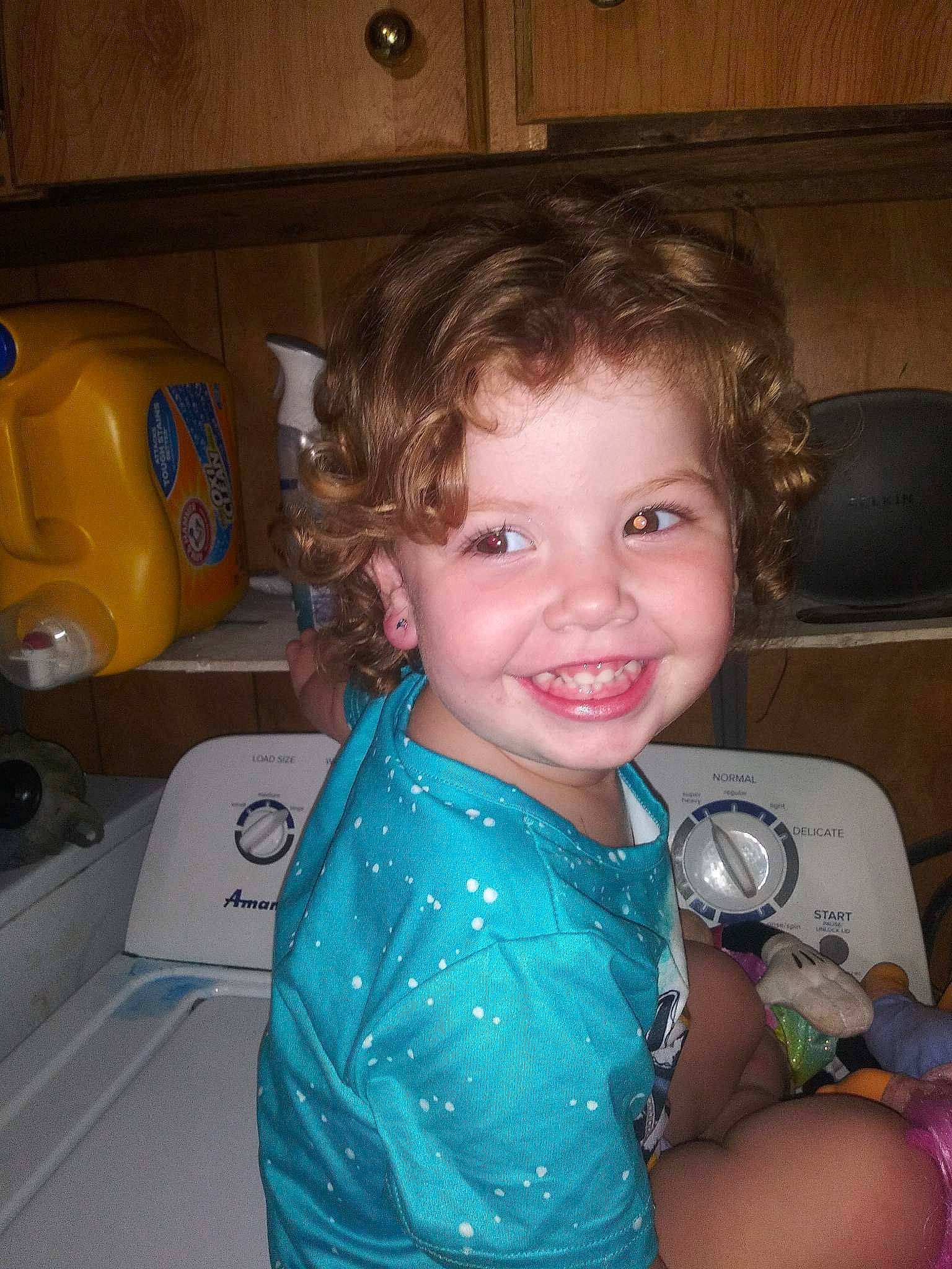 Sonora joined the competition — help win amazing prizes! chair, child, clock, couch, electric_blue, flash_photography, fun, happy, home_appliance, joy, kitchen, kitchen_appliance, laugh, person, room, sitting, smile, t_shirt, toddler, toy