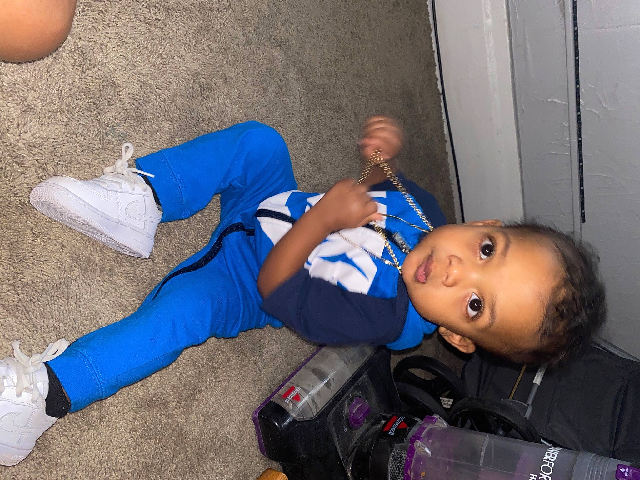 Kenneth joined the competition — help win amazing prizes! backpack, bag, child, denim, elbow, electric_blue, flash_photography, foot, fun, human_leg, joint, knee, leisure, luggage_and_bags, person, shoe, sitting, sneakers, t_shirt, thigh
