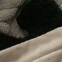 cat, black_cat, blanket, sleeping, cozy, fur, pet, indoor, resting, soft, warm, comfort, dark, animal, quiet, nap, cute, feline, fur_texture, relaxation