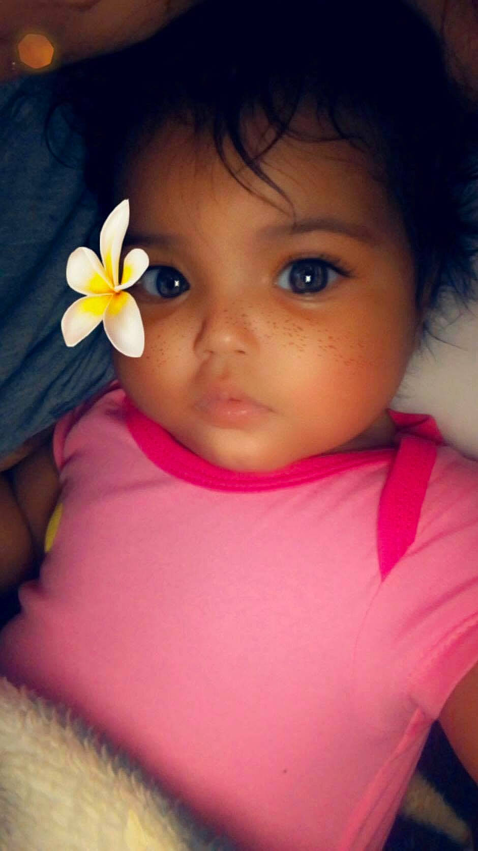 Nia?anjalese is registered to the contest to win money with this photo: black_hair, cheek, child, doll, eye, eyebrow, face, forehead, girl, head, human_hair_color, infant, iris, lip, mouth, nose, person, pink, skin, smile