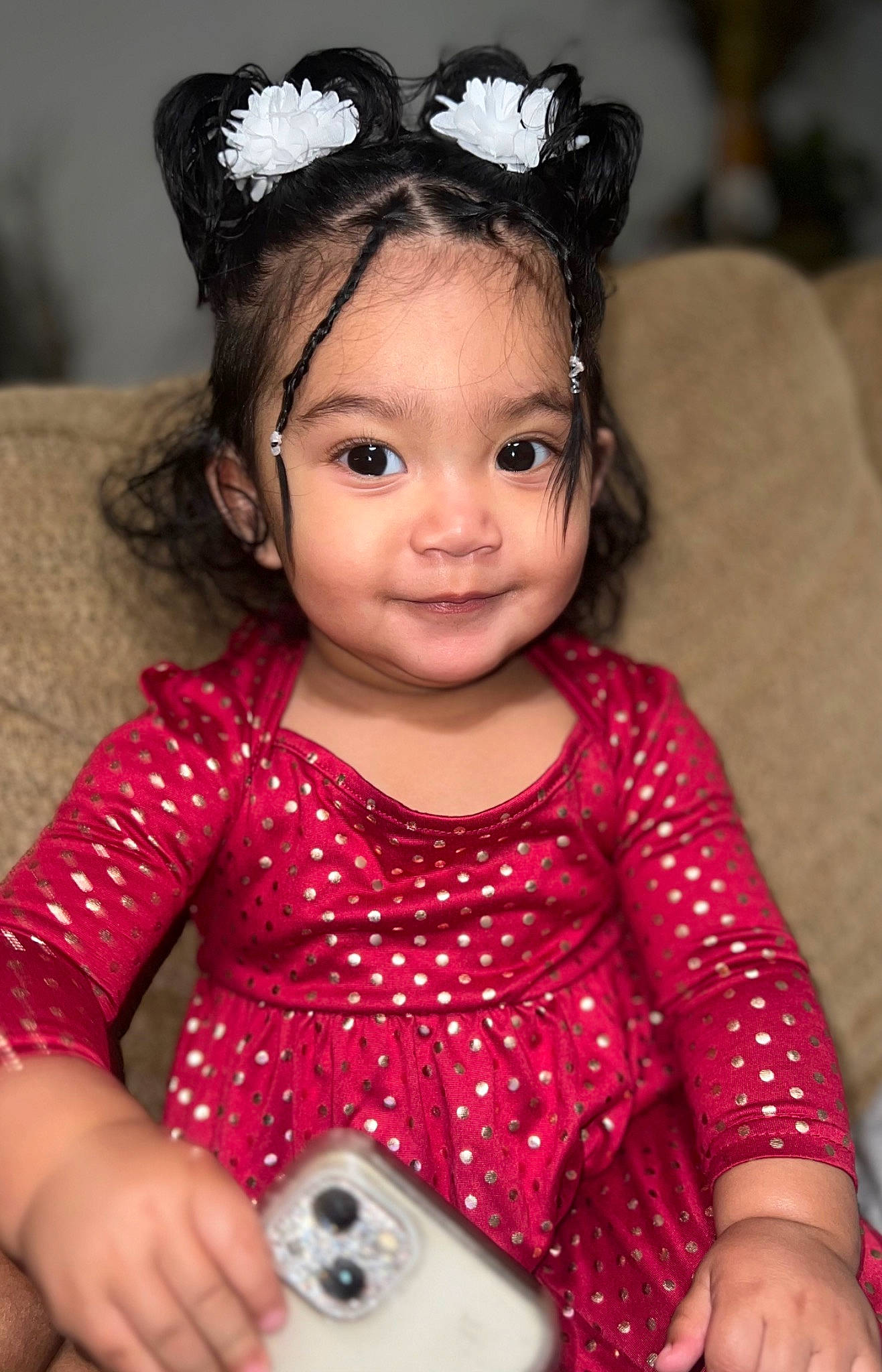 Jocelyn joined the competition — help win amazing prizes! baby_toddler_clothing, black, cheek, clothing, cool, eyelash, facial_expression, flash_photography, hairstyle, happy, human, iris, joy, organ, person, photograph, pink, skin, sleeve, smile