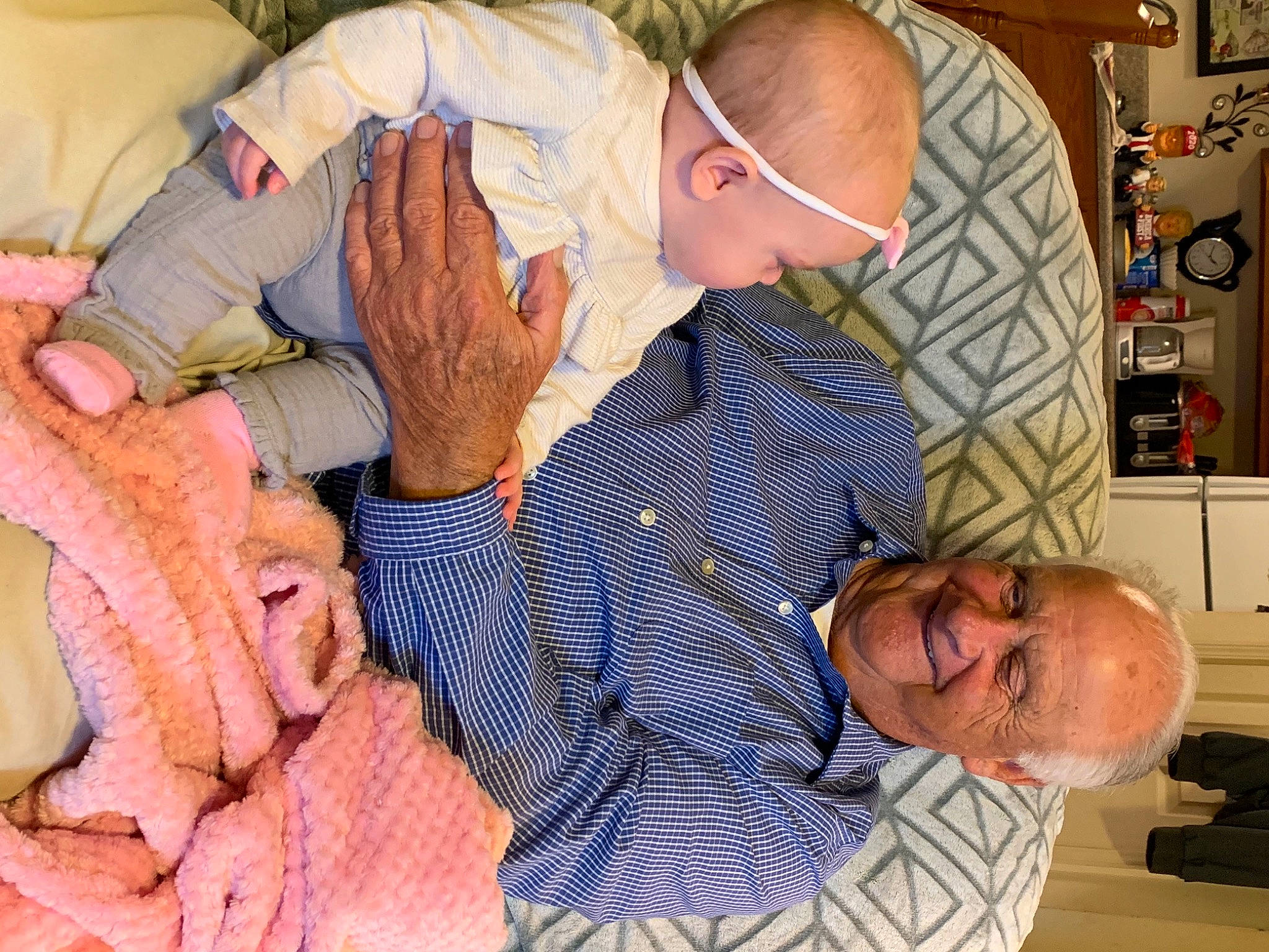 Jazzynn joined the competition — help win amazing prizes! cabinetry, child, comfort, ear, event, eyewear, fun, glasses, grandparent, joy, kitchen_appliance, linens, mammal, mouth, muscle, person, picture_frame, room, shelf, sitting