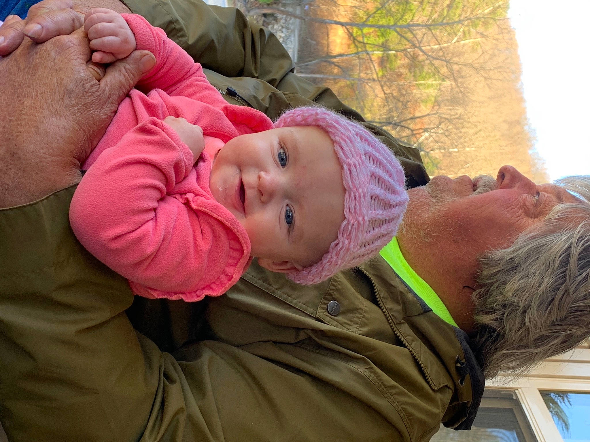 Jazzynn is registered to the contest to win money with this photo: baby, baby_toddler_clothing, child, face, fun, gesture, grass, happy, hat, headwear, leisure, mouth, nose, people_in_nature, person, plant, skin, sky, smile, toddler