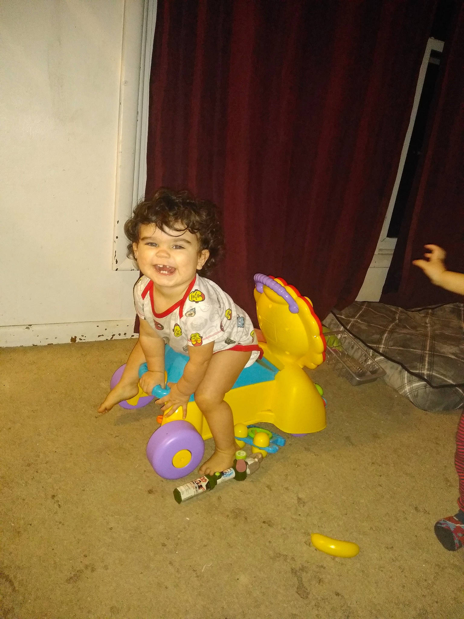 Marcelo joined the competition — help win amazing prizes! child, day, fun, girl, infant, joy, leg, person, play, recreation, sitting, toddler, toy, vacation, vertebrate, yellow