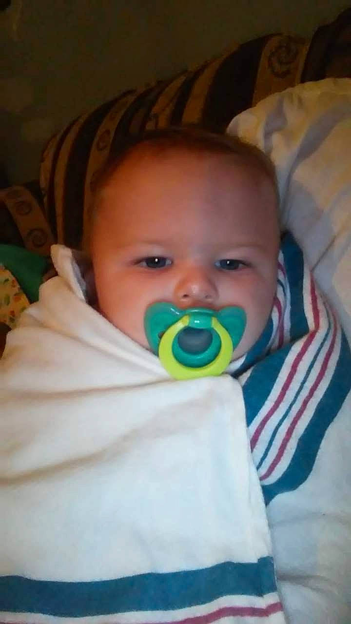 Ryland joined the competition — help win amazing prizes! baby, baby_products, cheek, child, eye, face, head, iris, joy, mouth, nose, person, skin, toddler