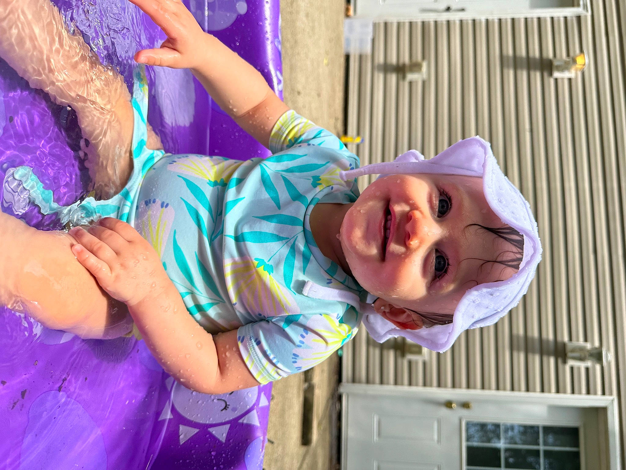 Esmé joined the competition — help win amazing prizes! child, event, eyewear, facial_expression, fun, happy, hat, joy, laugh, leisure, magenta, person, photography, pink, purple, recreation, smile, snapshot, toddler, vacation