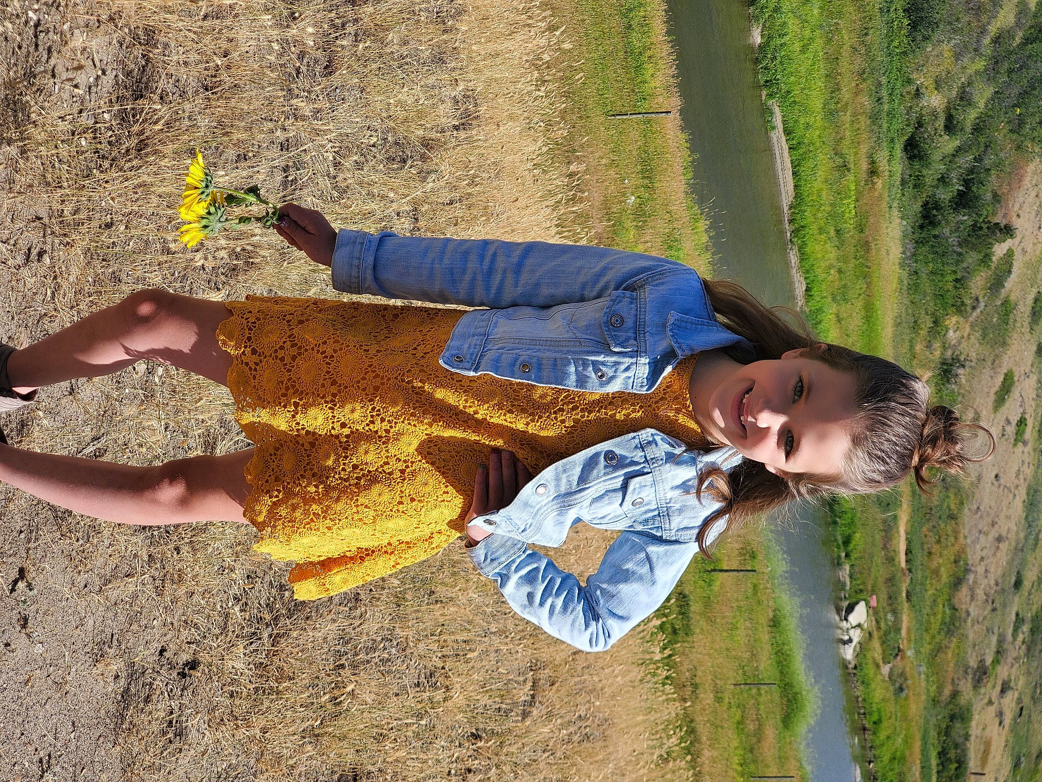 Khloe joined the competition — help win amazing prizes! fun, jeans, joy, people_in_nature, person, tree