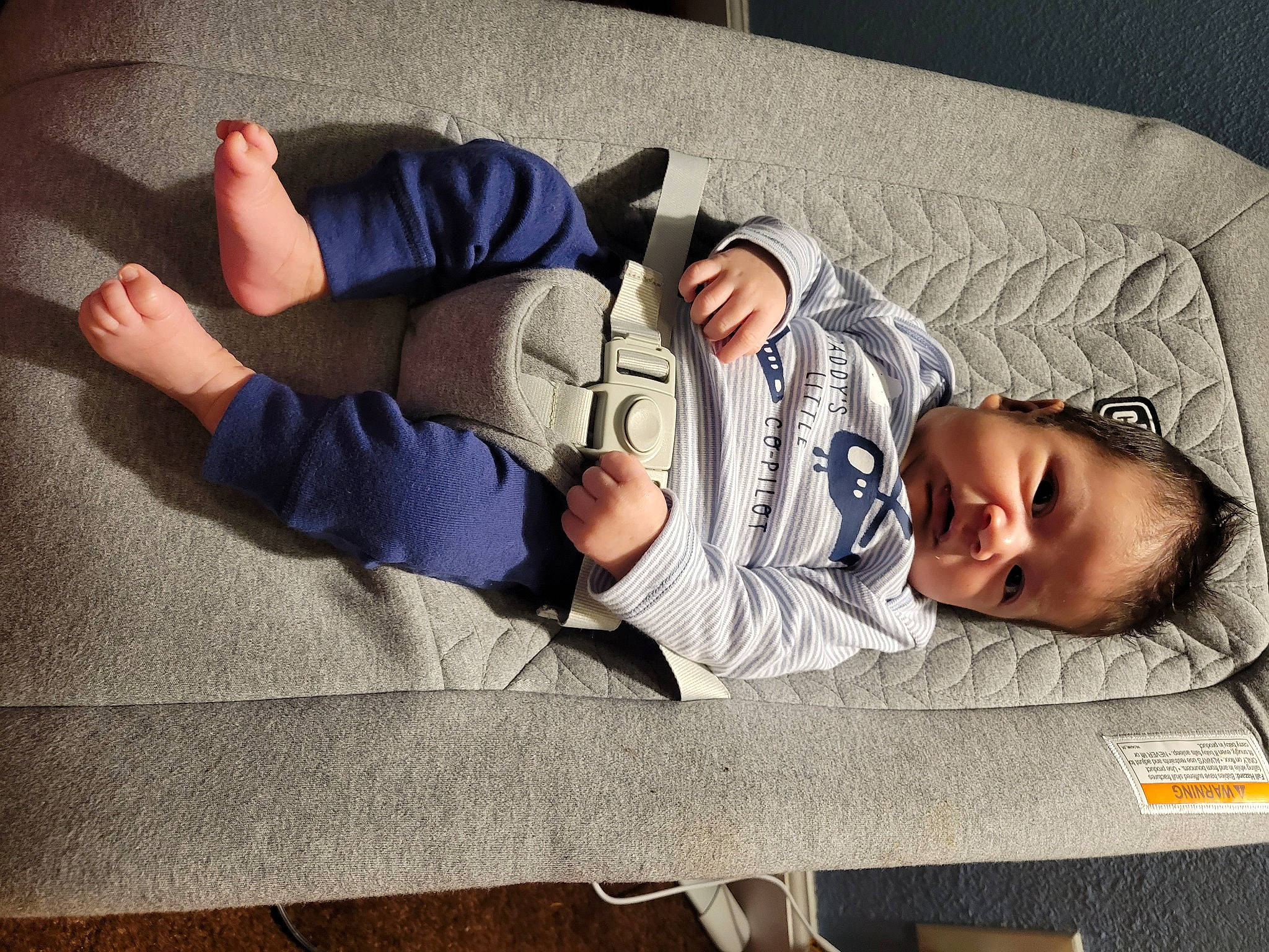 Cristian joined the competition — help win amazing prizes! baby, baby_sleeping, bedtime, child, comfort, couch, elbow, eyewear, flooring, foot, gesture, human_leg, knee, linens, nap, person, room, sitting, sleep, toddler