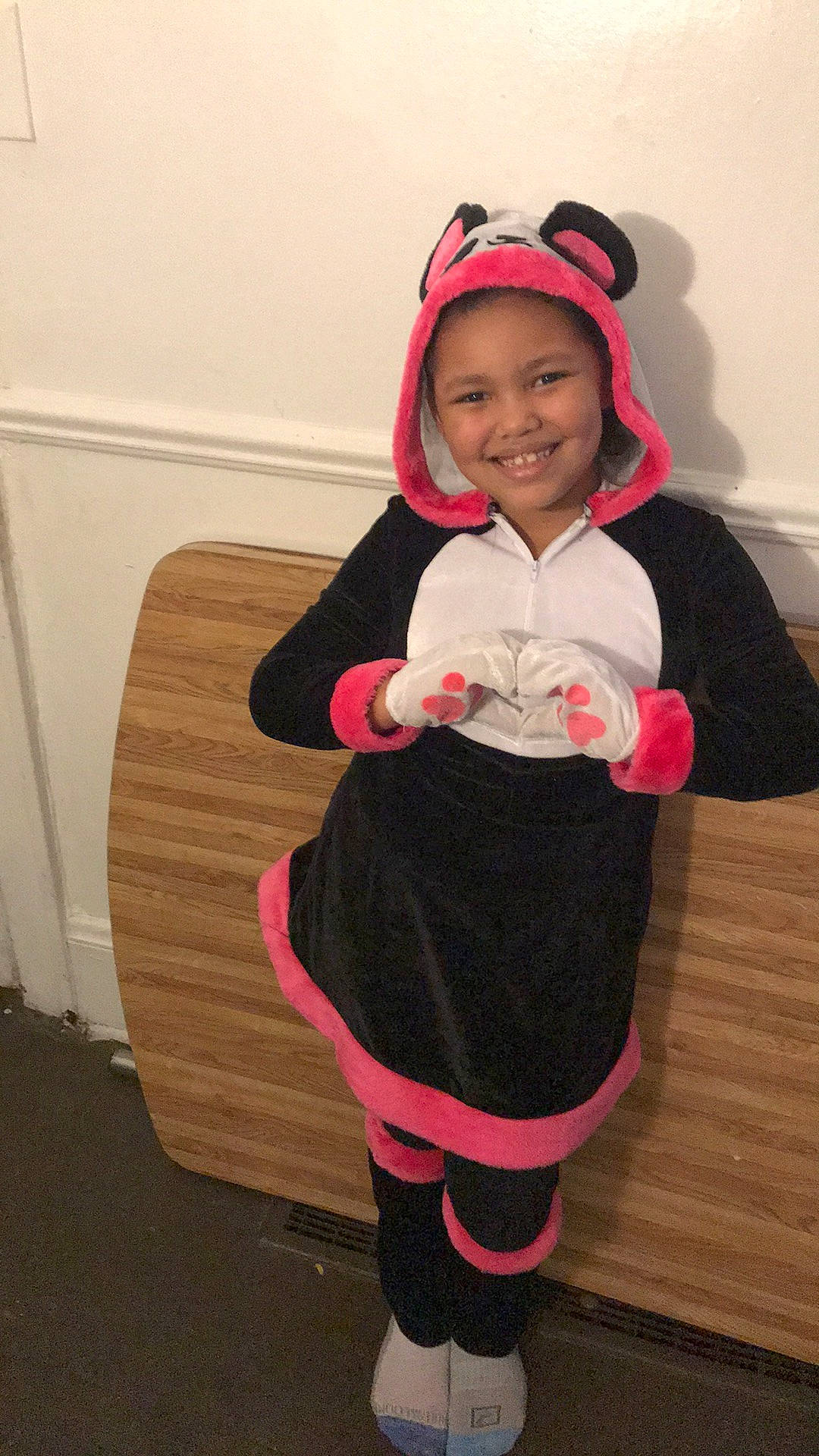 Savanna joined the competition — help win amazing prizes! baby, baby_toddler_clothing, boot, child, christmas, event, eye, fictional_character, flooring, fun, glove, happy, headgear, headwear, joy, magenta, person, sleeve, smile, sock