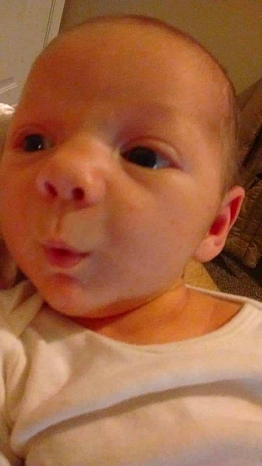 Adele joined the competition — help win amazing prizes! baby, baby_making_funny_faces, cheek, child, chin, close_up, ear, eye, eyebrow, face, facial_expression, forehead, head, jaw, lip, mouth, neck, nose, person, skin