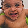 Kross is registered to the contest to win money with this photo: baby, bathtub, child, cleaning, cute, face, foam, fun, happy, head, infant, joy, liquid, person, playful, smile, soap, water, wet, young