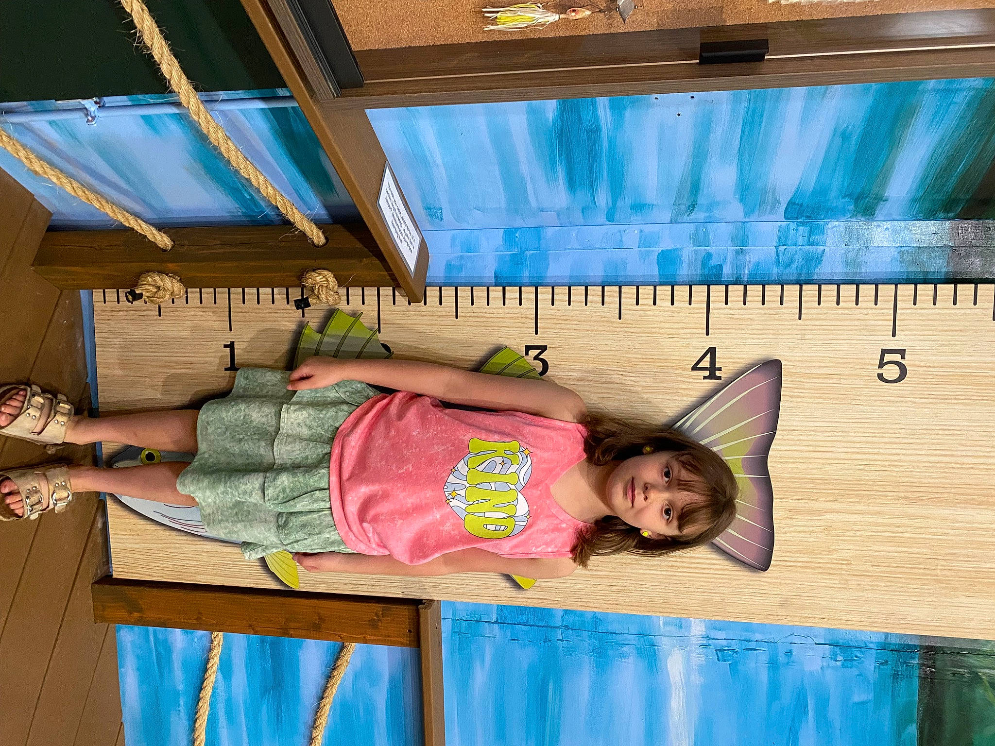 Paisley joined the competition — help win amazing prizes! blue, child, fun, happy, hat, leisure, magenta, person, shade, smile, t_shirt, thigh, toddler, travel, vacation, wood, world