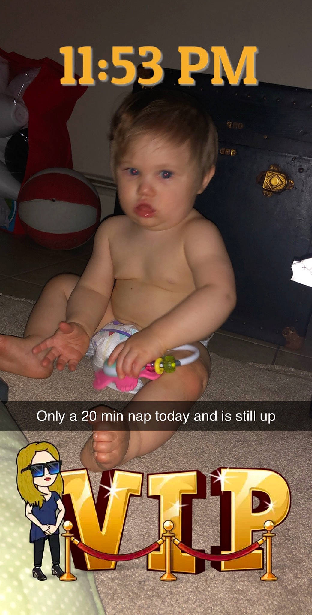 Skylynn is registered to the contest to win money with this photo: baby, child, fun, muscle, person, photo_caption, photography, play, product, toddler, yellow