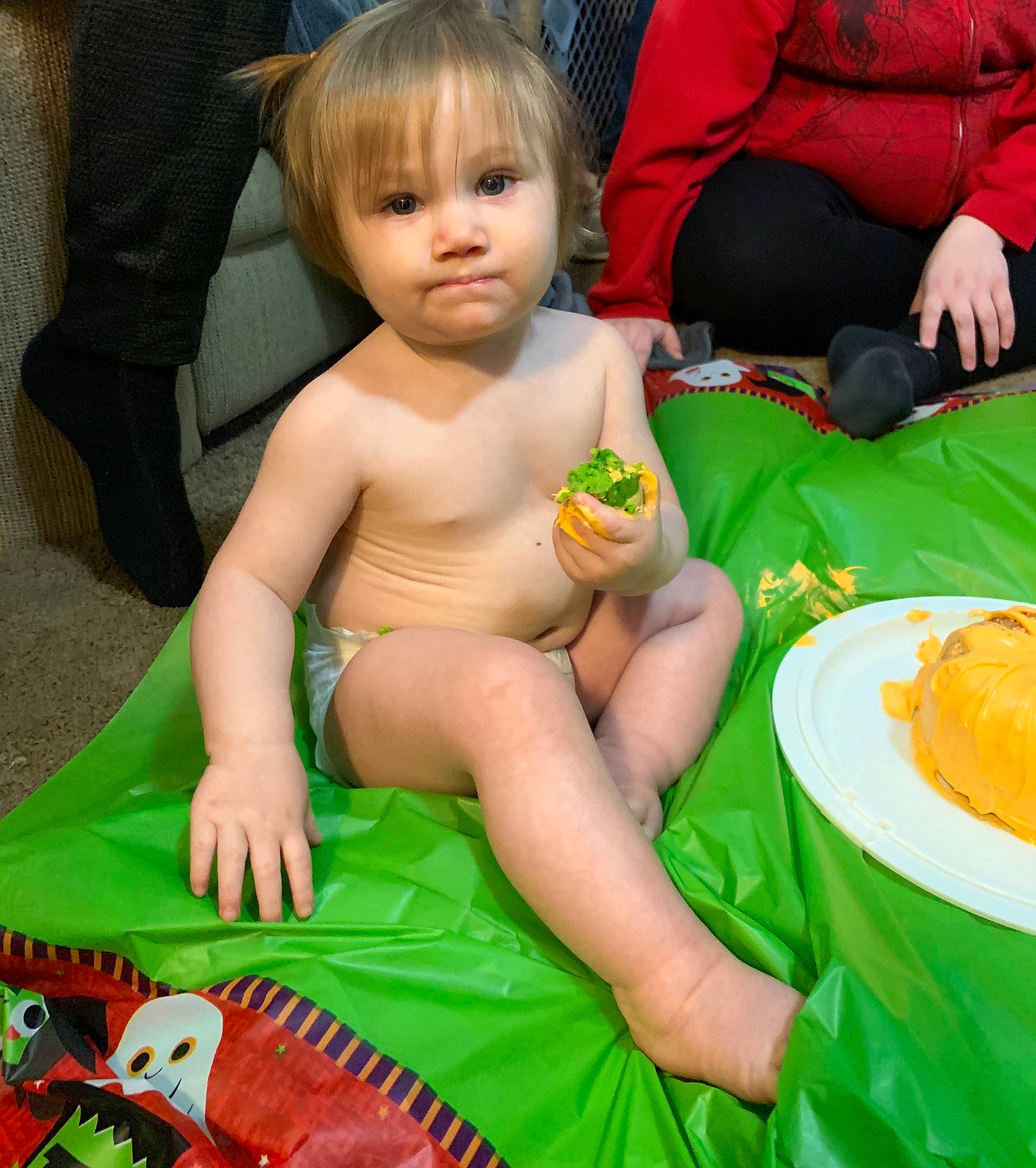 Skylynn is registered to the contest to win money with this photo: child, leg, person, play, sitting, toddler