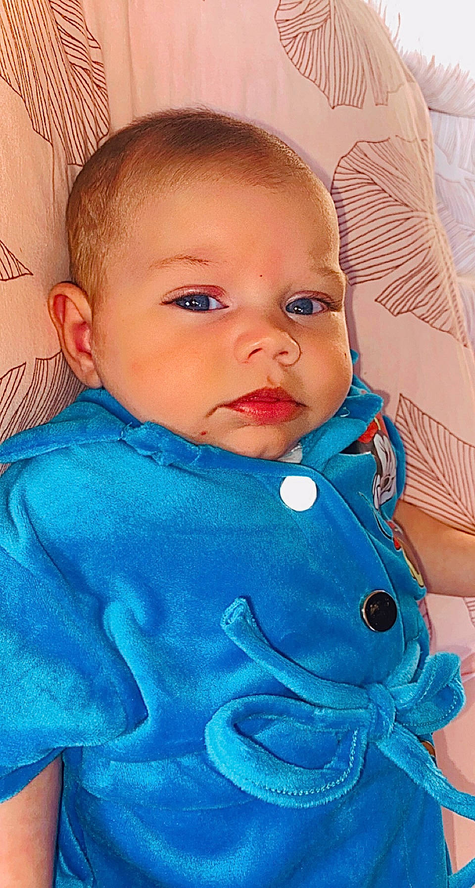 Naïty a rejoint le concours — aidez-le/la à gagner de superbes lots ! baby, baby_toddler_clothing, beauty, cheek, child, electric_blue, eyebrow, eyelash, happy, head, iris, linens, nose, pattern, person, pink, product, skin, sleeve, t_shirt