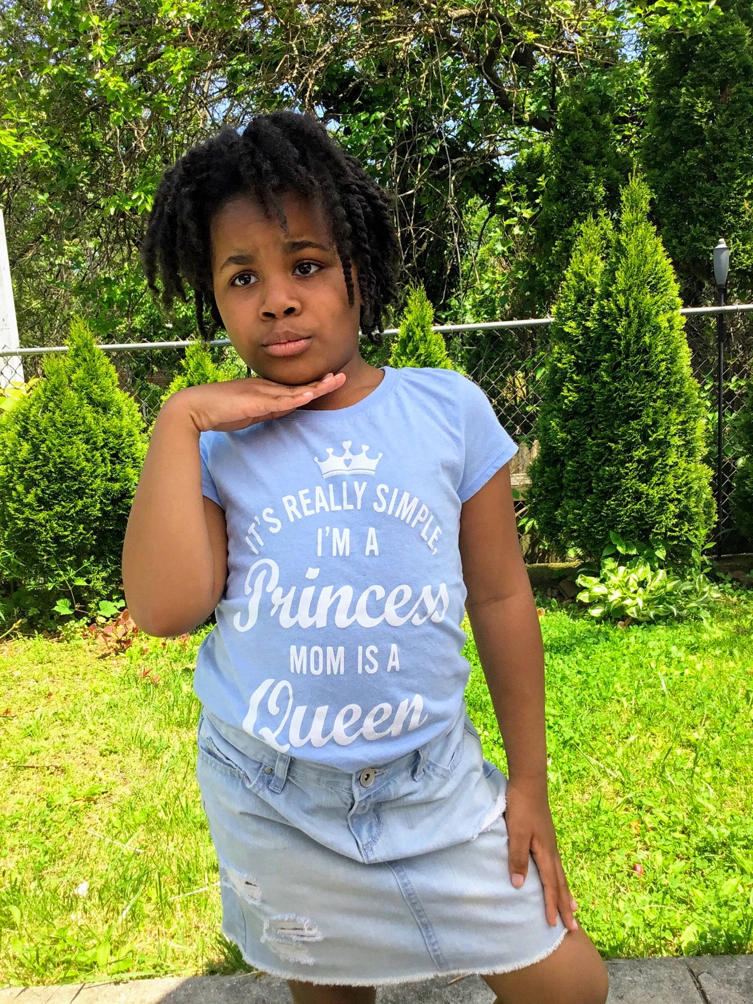 Gabrielle joined the competition — help win amazing prizes! baby_toddler_clothing, backyard, child, day_dress, garden, person, shrub, summer, yard