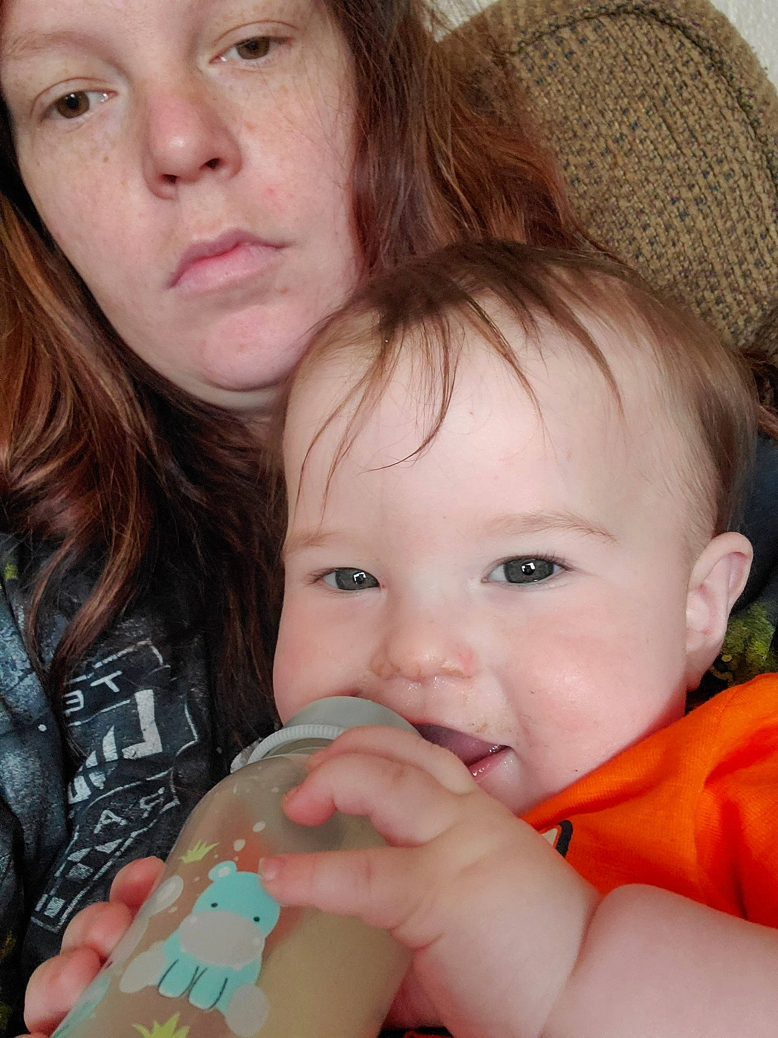 Hunter is registered to the contest to win money with this photo: baby, cheek, child, eye, face, finger, hand, iris, lip, mouth, nail, nose, person, skin, smile, thumb, toddler