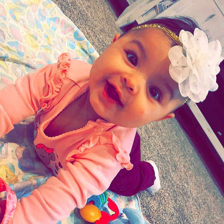Keonna joined the competition — help win amazing prizes! baby, beauty, cheek, child, cool, ear, eye, face, fun, happy, head, headgear, headwear, nose, person, pink, play, product, skin, smile