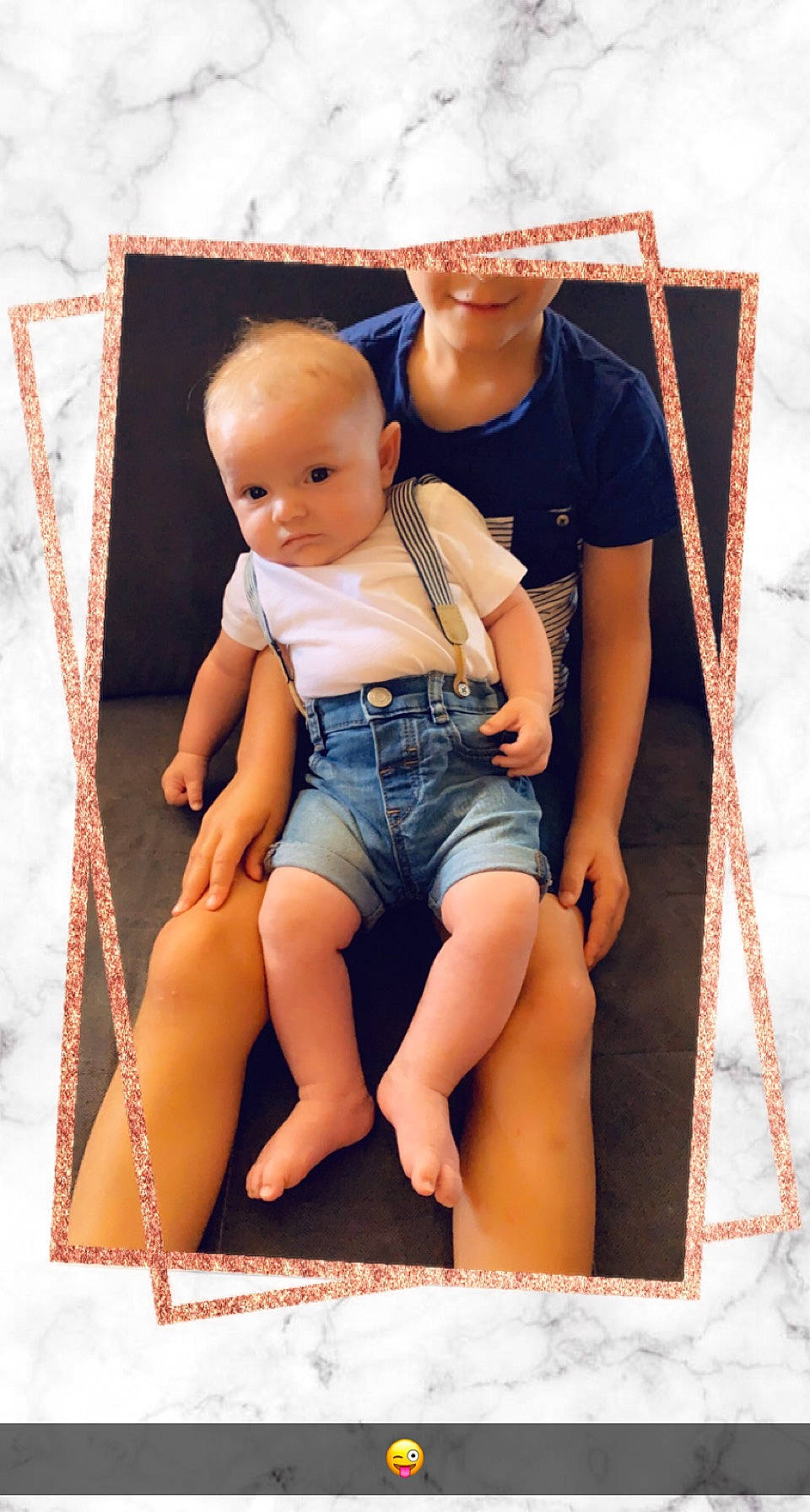 Thiago a rejoint le concours — aidez-le/la à gagner de superbes lots ! abdomen, baby_toddler_clothing, barechested, barefoot, chest, denim, electric_blue, foot, happy, human_leg, jeans, leg, leisure, person, shorts, stomach, t_shirt, thigh, toddler, trunk