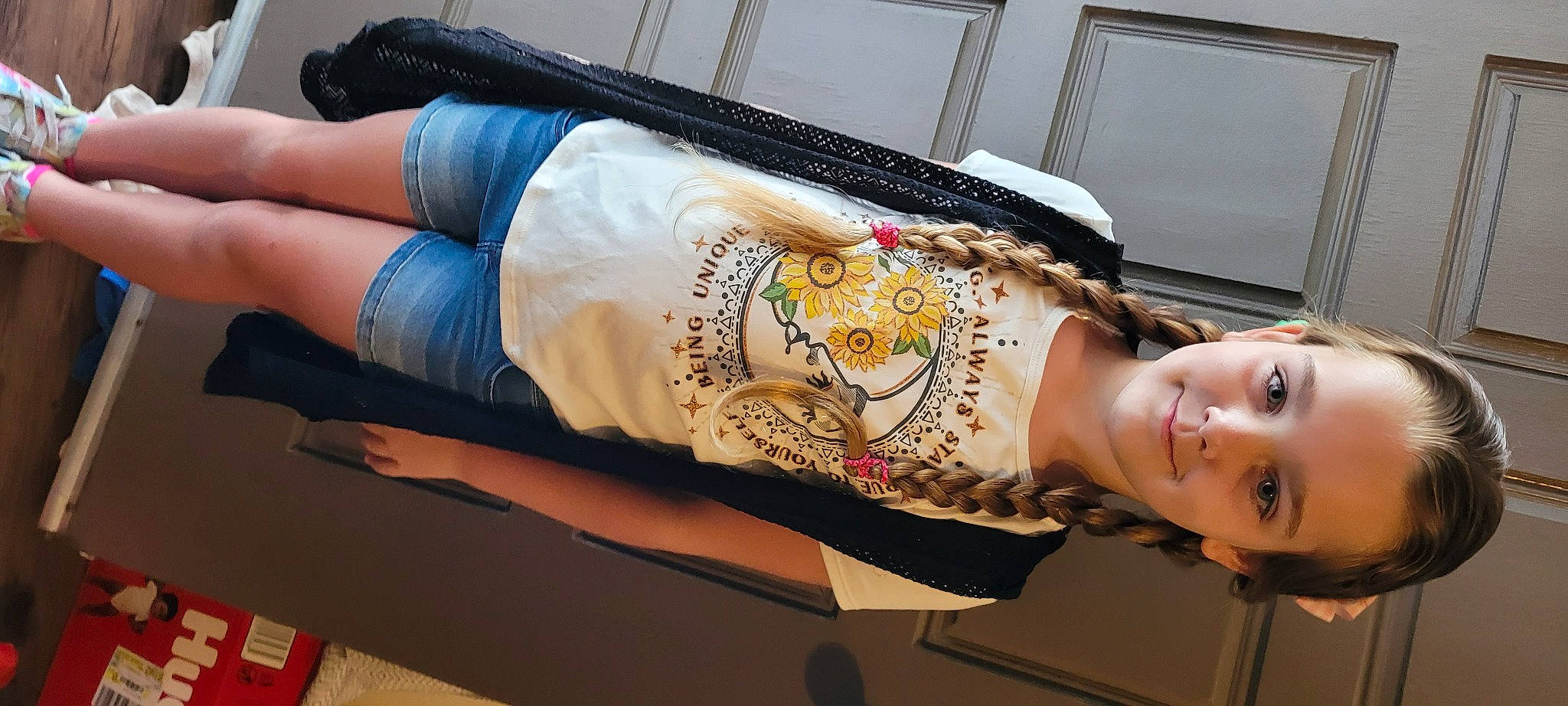 Adalynn is registered to the contest to win money with this photo: art, chest, comfort, cool, elbow, fashion, finger, hand, human, human_body, joint, joy, leg, person, shoulder, sleeve, smile, tattoo, textile, thigh