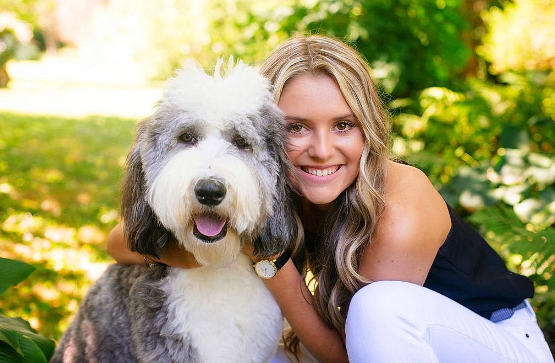 Palmer joined the competition — help win amazing prizes! blond, canidae, carnivore, companion_dog, dog, dog_breed, flash_photography, formal_wear, fur, grass, happy, people_in_nature, plant, portrait_photography, sitting, smile, sporting_group, terrier, toy_dog, working_animal