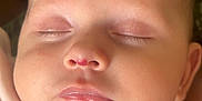 Isla-Rose is registered to the contest to win money with this photo: baby, blanket, calm, child, closeup, cute, eyelashes, face, head, infant, newborn, nose, peaceful, pink, portrait, rest, skin, sleeping, soft, tender