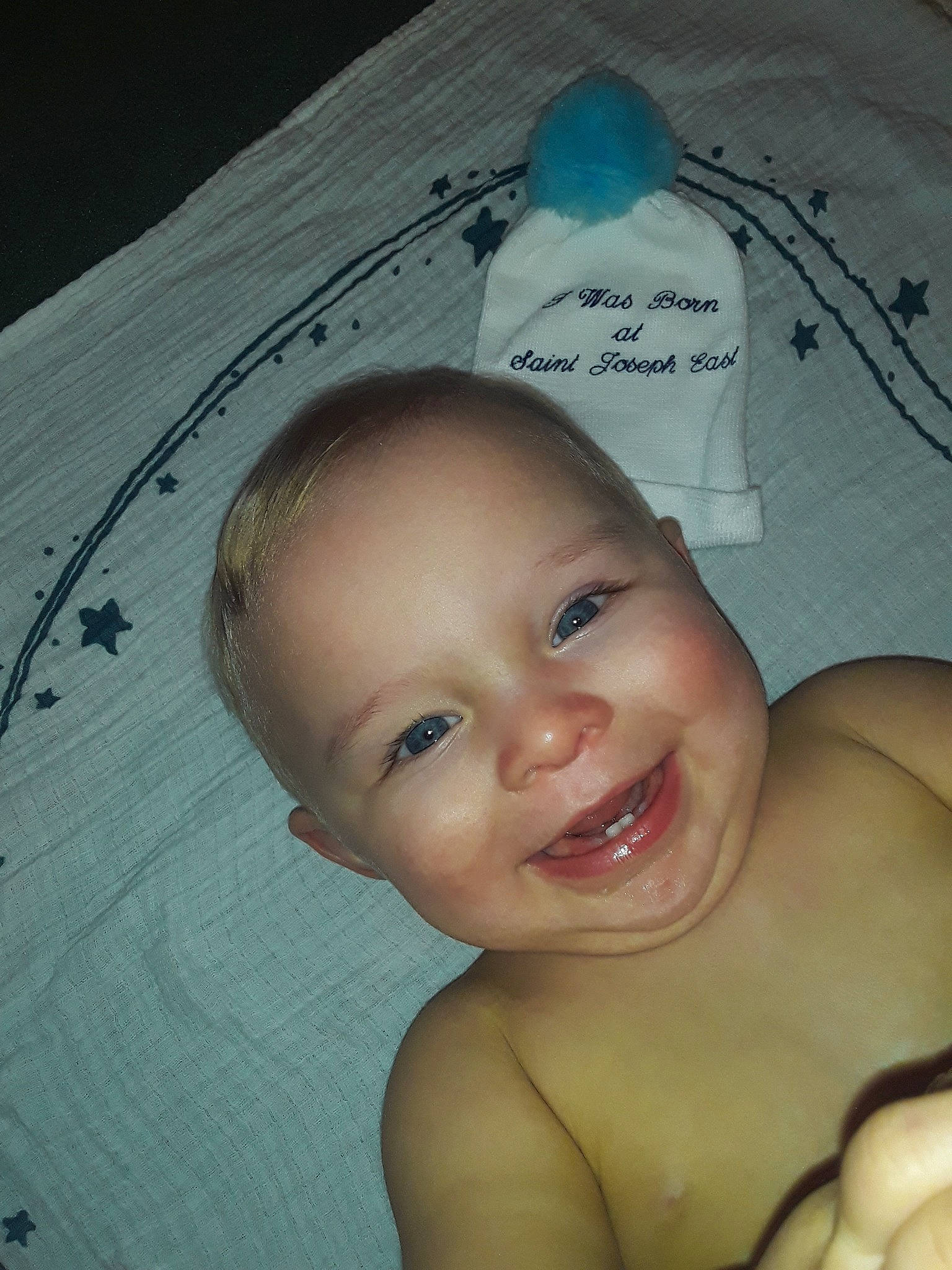 Ronan joined the competition — help win amazing prizes! baby, bathing, cheek, child, eye, face, forehead, fun, head, iris, joy, mouth, nose, person, product, skin, smile, toddler