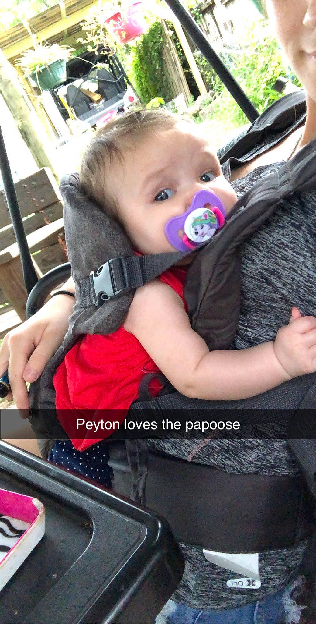 Peyton joined the competition — help win amazing prizes! baby_carriage, baby_products, car_seat, child, person, product, seat_belt, steering_wheel, toddler