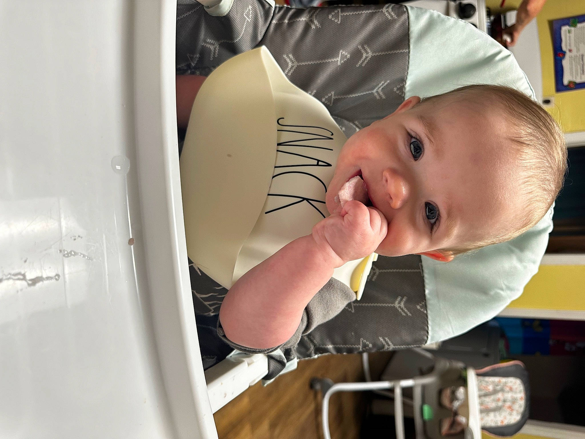 Ace joined the competition — help win amazing prizes! baby, baby_products, baby_toddler_clothing, cheek, child, comfort_food, food_craving, fun, hat, person, room, smile, toddler, vehicle_door