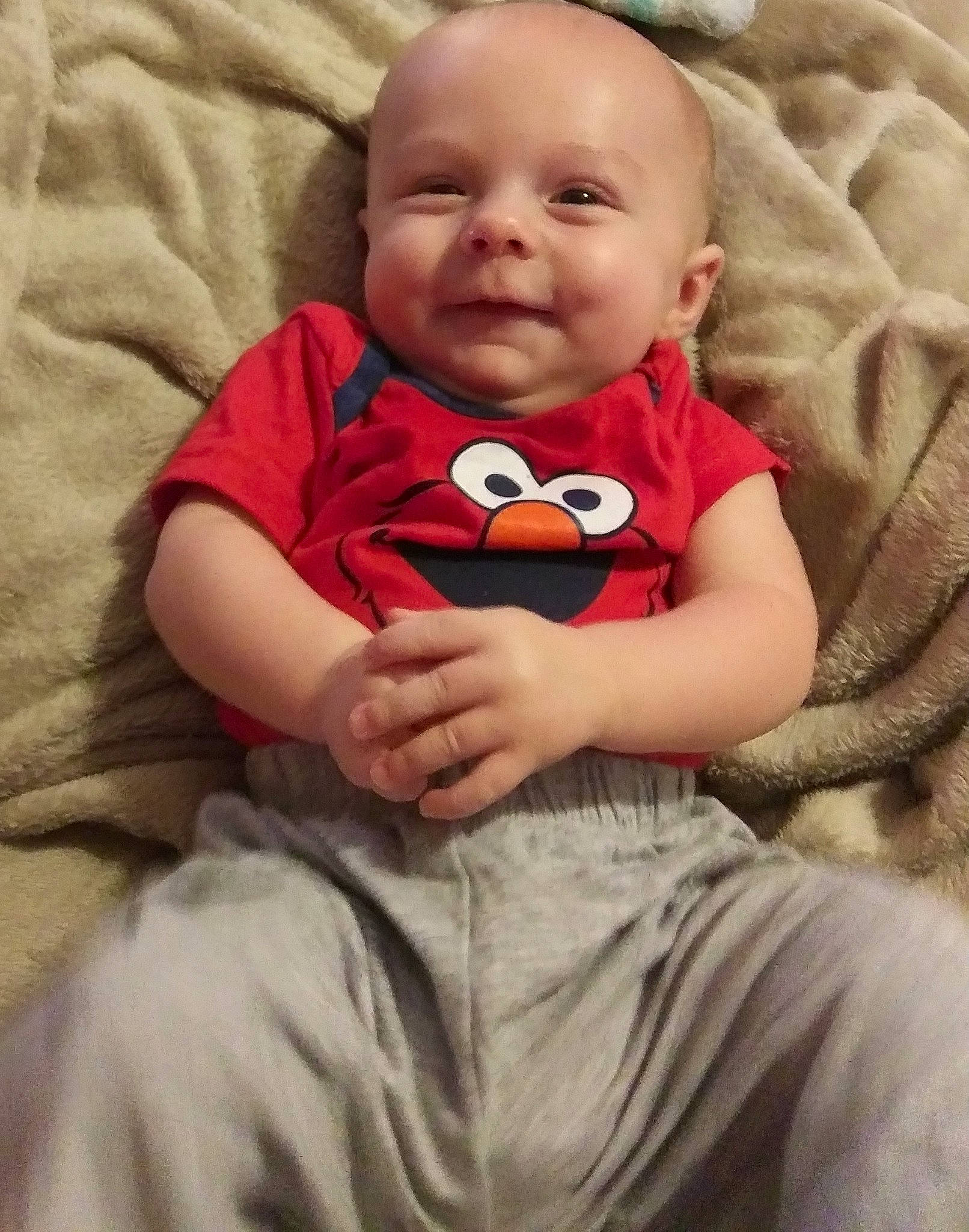 Brenton is registered to the contest to win money with this photo: baby, cheek, child, nose, person, smile, toddler