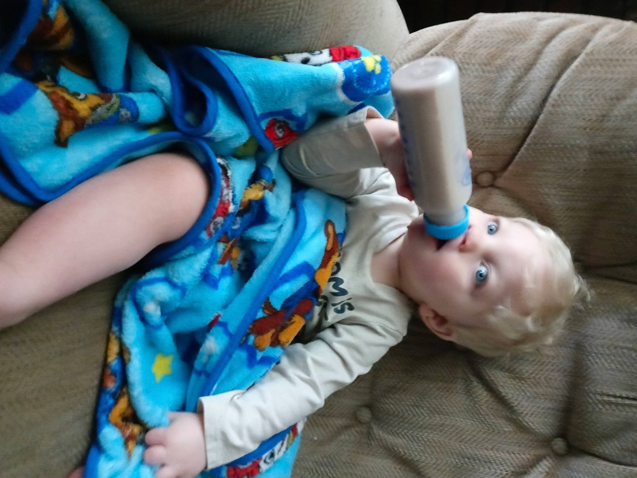 Watson joined the competition — help win amazing prizes! azure, baby, baby_toddler_clothing, cheek, child, comfort, elbow, eyelash, finger, hairstyle, joint, leg, mouth, nose, organ, person, skin, textile, thigh, toddler