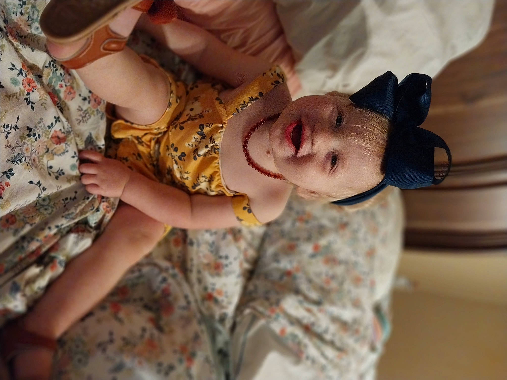 Emmalyn joined the competition — help win amazing prizes! abdomen, arm, baby, baby_products, child, comfort, finger, fun, gesture, hand, happy, jewellery, military_camouflage, nail, pattern, person, skin, smile, toddler, tradition