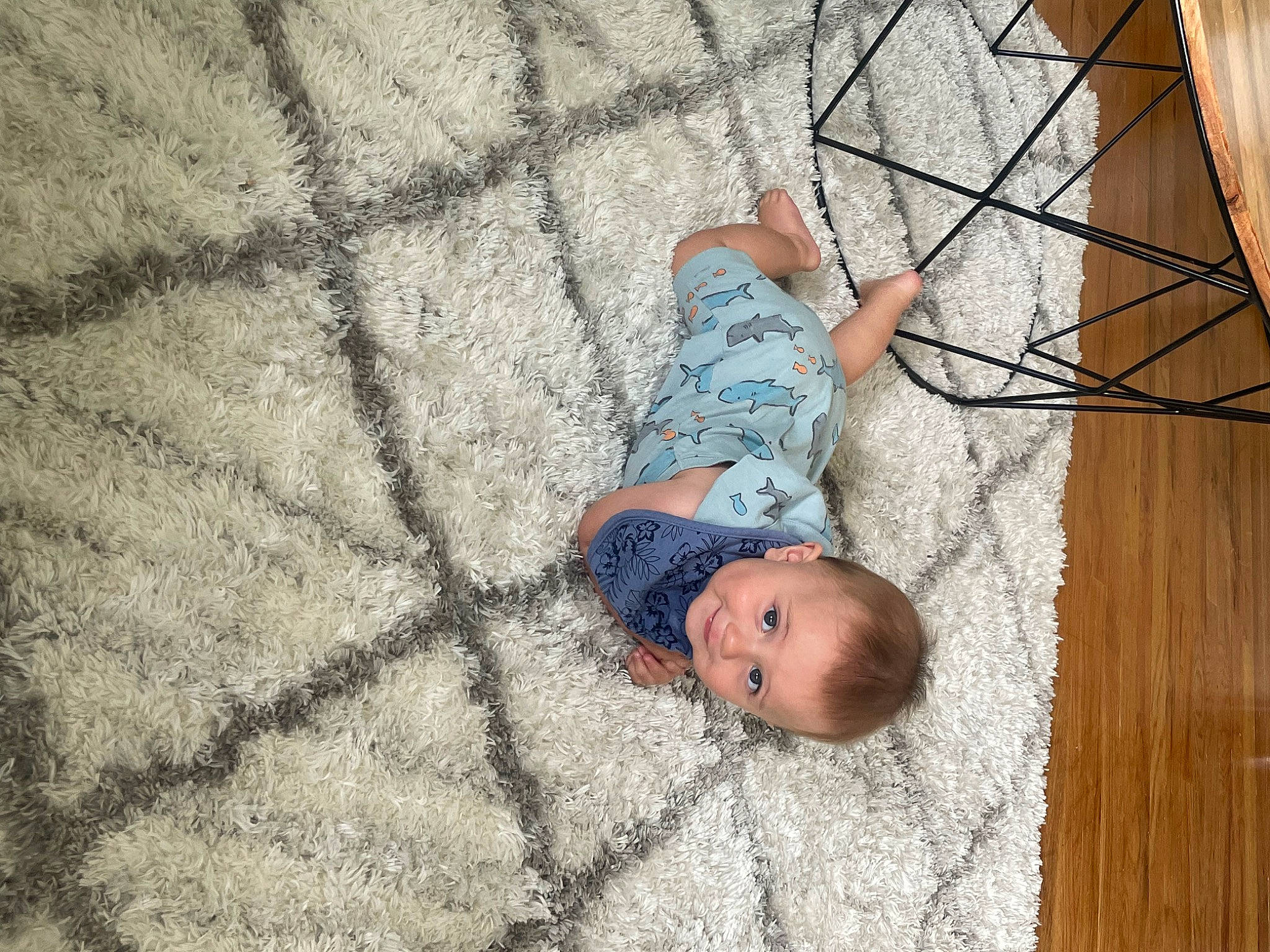 Oliwier joined the competition — help win amazing prizes! baby, baby_toddler_clothing, child, cobblestone, comfort, floor, flooring, grass, hardwood, joy, leisure, linens, pattern, person, road_surface, shadow, sidewalk, sitting, t_shirt, textile