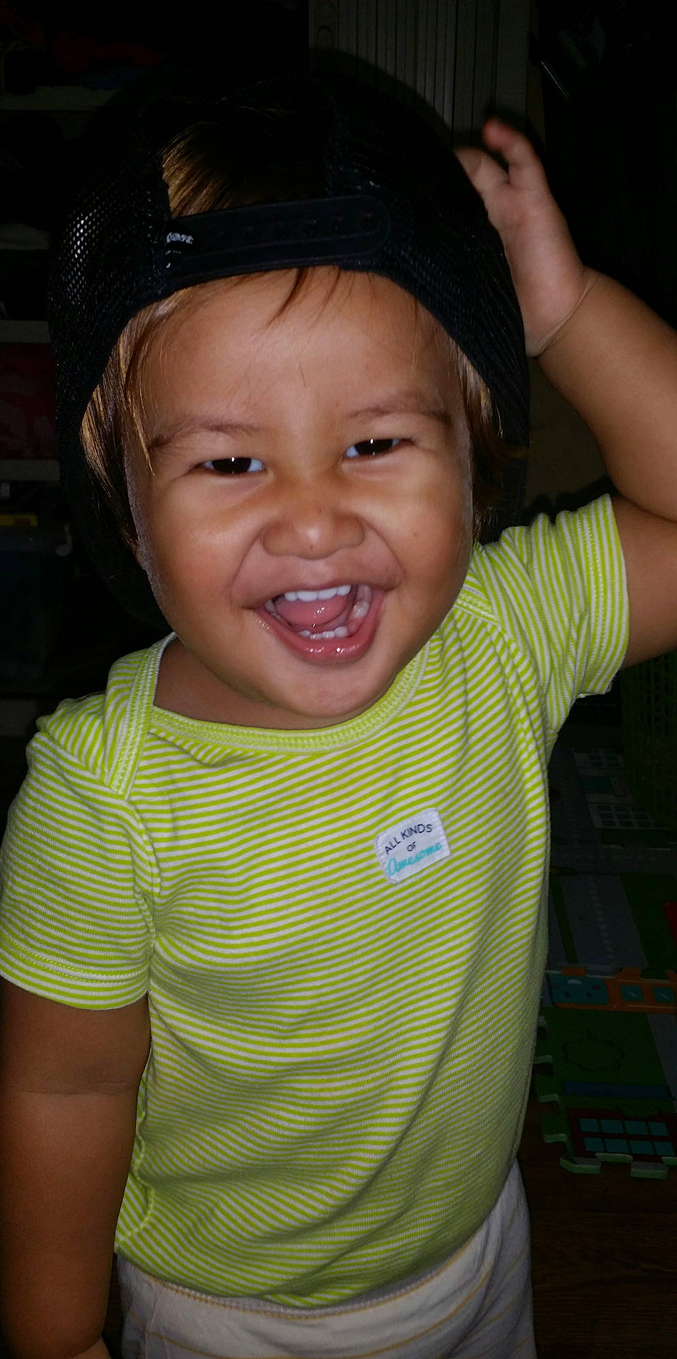 Aukea a rejoint le concours — aidez-le/la à gagner de superbes lots ! baby, cheek, child, chin, face, facial_expression, forehead, fun, happy, head, joy, laugh, lip, mouth, nose, person, skin, smile, toddler, tooth