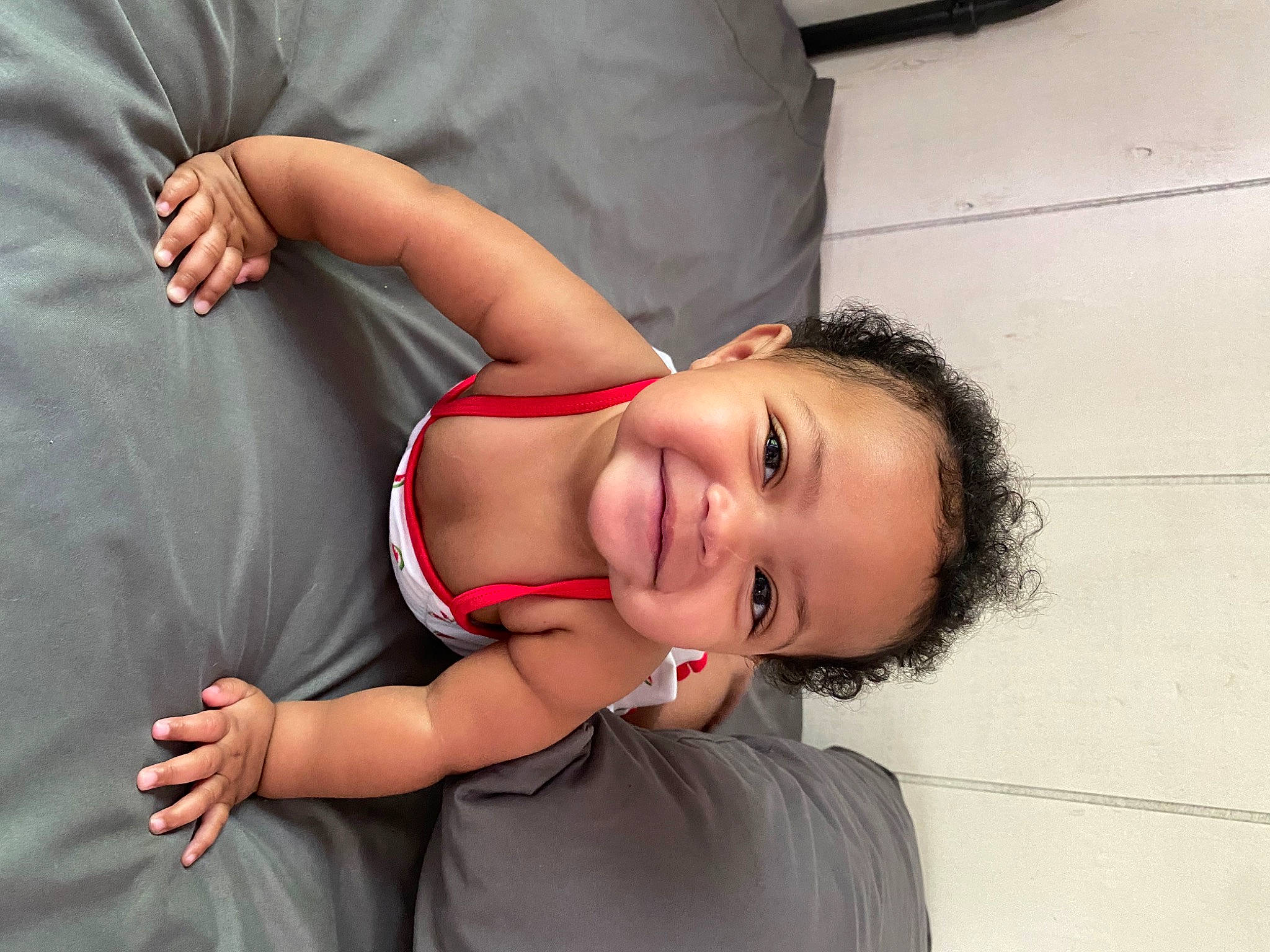 Oliana is registered to the contest to win money with this photo: arm, cheek, chest, child, comfort, elbow, eyebrow, eyelash, flash_photography, fun, gesture, hand, happy, joint, joy, lip, nose, person, sleeve, smile