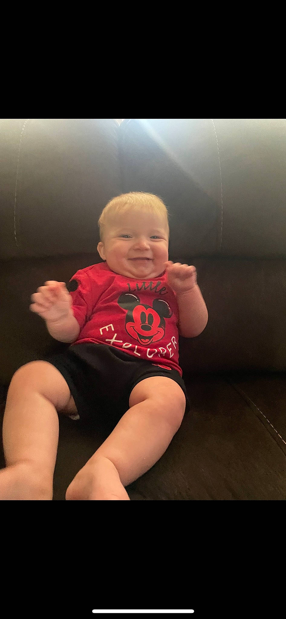 Lewis joined the competition — help win amazing prizes! arm, baby, baby_toddler_clothing, cheek, chin, elbow, flash_photography, hand, happy, joy, knee, leg, lip, mouth, muscle, neck, person, skin, sleeve, smile