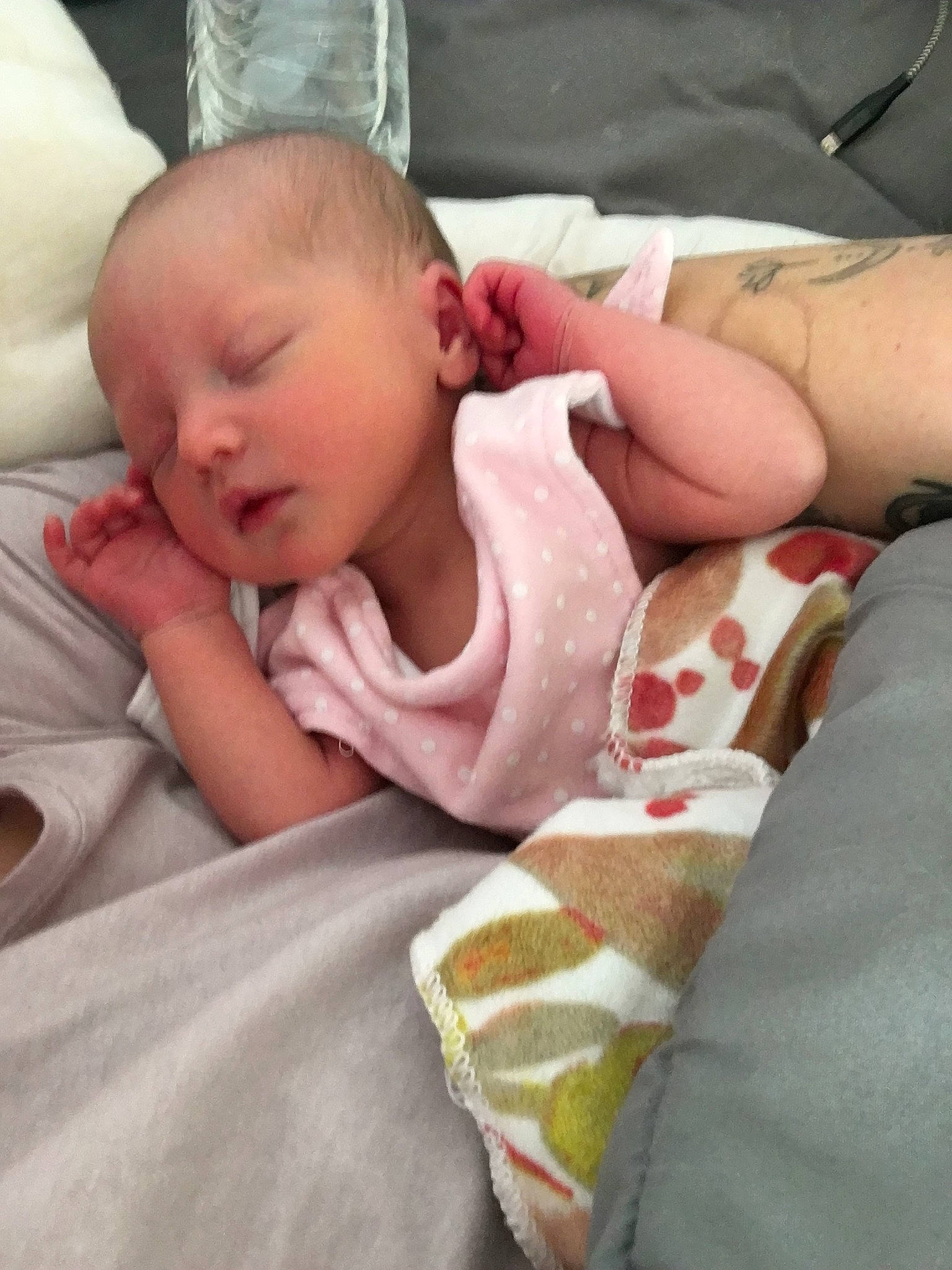 Kendal is registered to the contest to win money with this photo: baby, baby_sleeping, bedtime, birth, child, hand, mouth, nap, person, skin, sleep, toddler