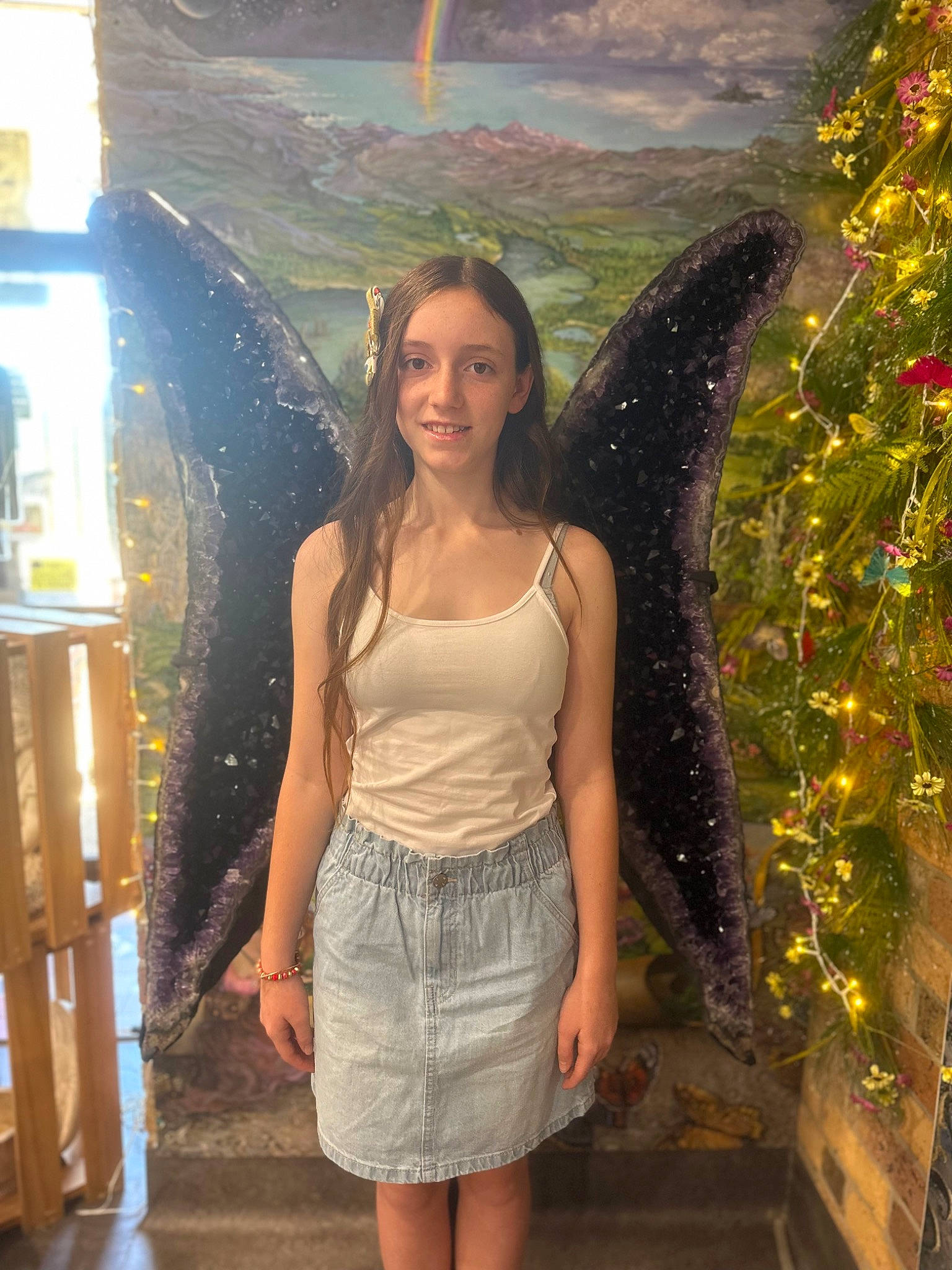 Kylah joined the competition — help win amazing prizes! abdomen, chest, electric_blue, event, fashion_accessory, fashion_design, flash_photography, formal_wear, fun, happy, human_leg, jewellery, joy, long_hair, people_in_nature, person, standing, temple, thigh, trunk