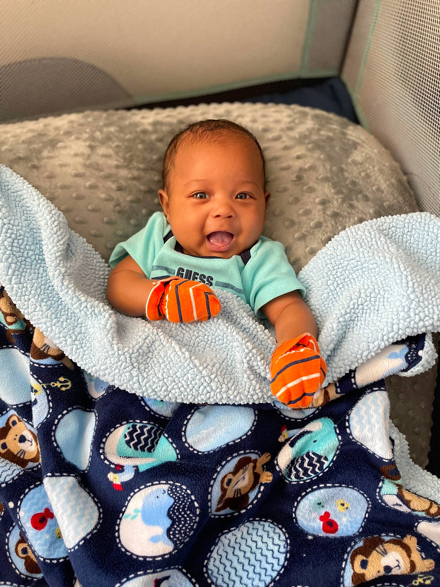 Jr joined the competition — help win amazing prizes! baby, baby_products, baby_toddler_clothing, baby_toys, chair, cheek, child, comfort, iris, linens, outerwear, pattern, person, product, room, sitting, sleeve, toddler, toy, white