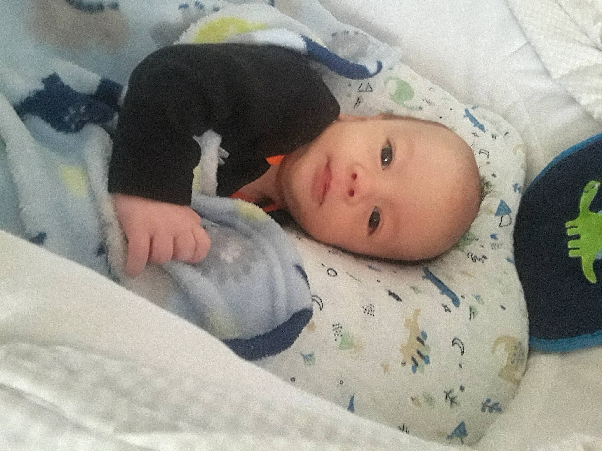 Nikolai joined the competition — help win amazing prizes! baby, baby_toddler_clothing, bed, bedding, bedtime, child, comfort, event, grass, linens, nap, person, room, sitting, skin, sleep, sleeve, toddler