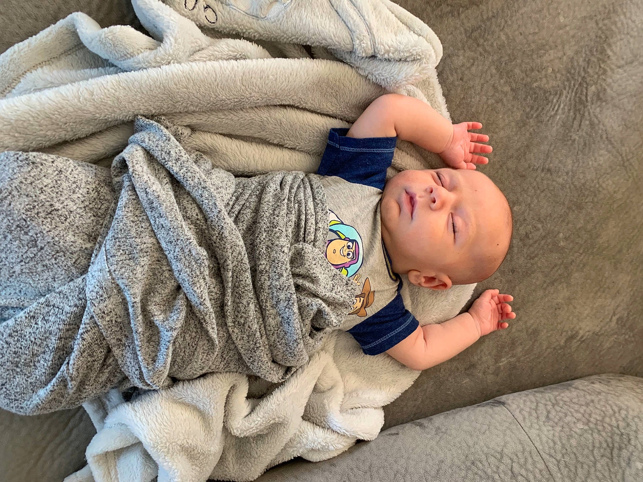 Deegan joined the competition — help win amazing prizes! baby, baby_products, baby_toddler_clothing, blanket, child, comfort, ear, human, linens, person, skin, textile, towel