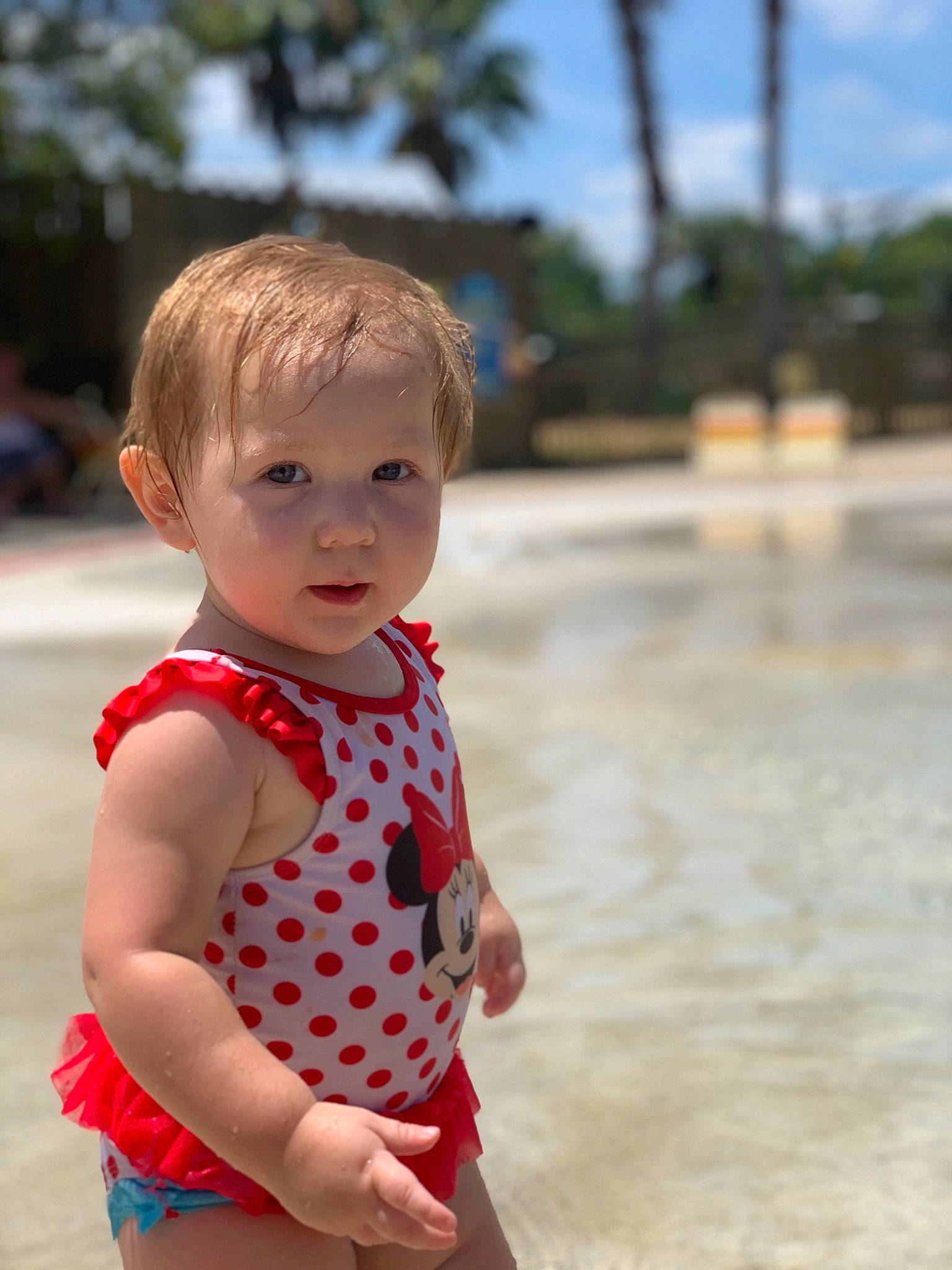 Haidyn joined the competition — help win amazing prizes! baby, child, design, leisure, pattern, person, play, polka_dot, skin, smile, summer, toddler, vacation