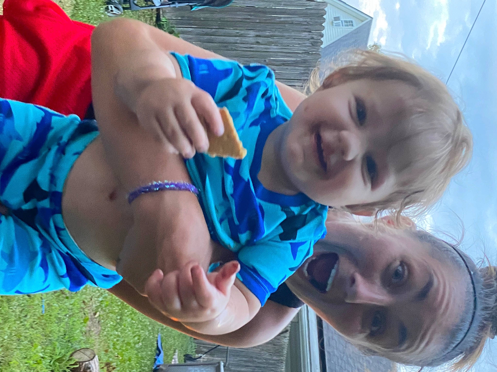 Jaxxon is registered to the contest to win money with this photo: azure, blue, electric_blue, facial_expression, finger, fun, gesture, grass, happy, joint, joy, leisure, person, recreation, sky, smile, summer, surprise, thumb, toddler