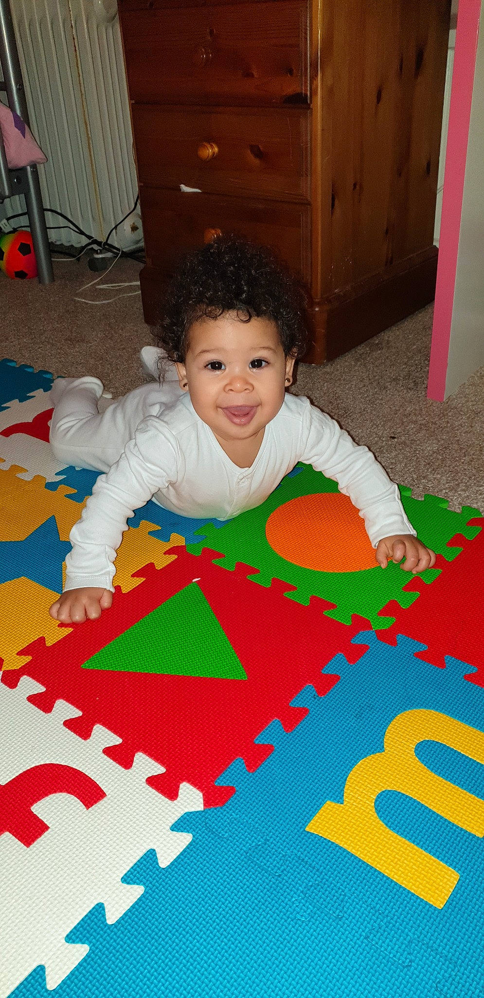 Amilia joined the competition — help win amazing prizes! baby, baby_toys, child, floor, flooring, joy, person, play, playmat, toddler