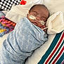 Psalms is registered to the contest to win money with this photo: newborn, baby, swaddle, hospital, nasal_cannula, sleeping, blanket, crochet, medical, infant, face, child, healthcare, resting, cute, portrait, person, soft, delicate, peaceful
