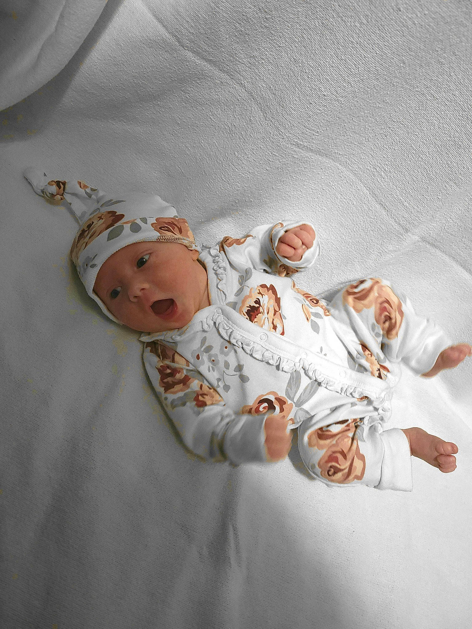 Alley joined the competition — help win amazing prizes! baby, baby_products, baby_sleeping, baby_toddler_clothing, bed_sheet, bedding, bedtime, child, comfort, hat, headwear, illustration, linens, pattern, peach, person, product, room, sitting, sleeve