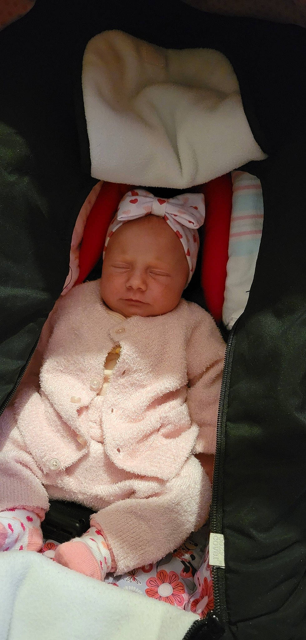 Alley joined the competition — help win amazing prizes! baby, baby_products, baby_safety, baby_sleeping, baby_toddler_clothing, cap, cheek, child, collar, comfort, face, hat, head, linens, pattern, person, sitting, skin, sleeve, thumb