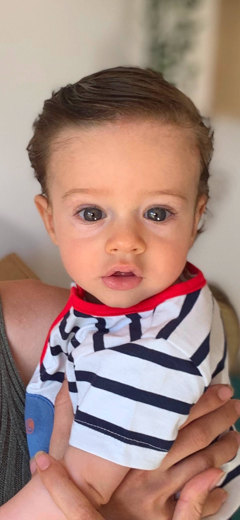 Loan a rejoint le concours — aidez-le/la à gagner de superbes lots ! baby, baby_toddler_clothing, blond, cheek, close_up, eye, eyelash, face, flash_photography, hair, happy, head, iris, lip, neck, nose, person, shoulder, skin, sleeve