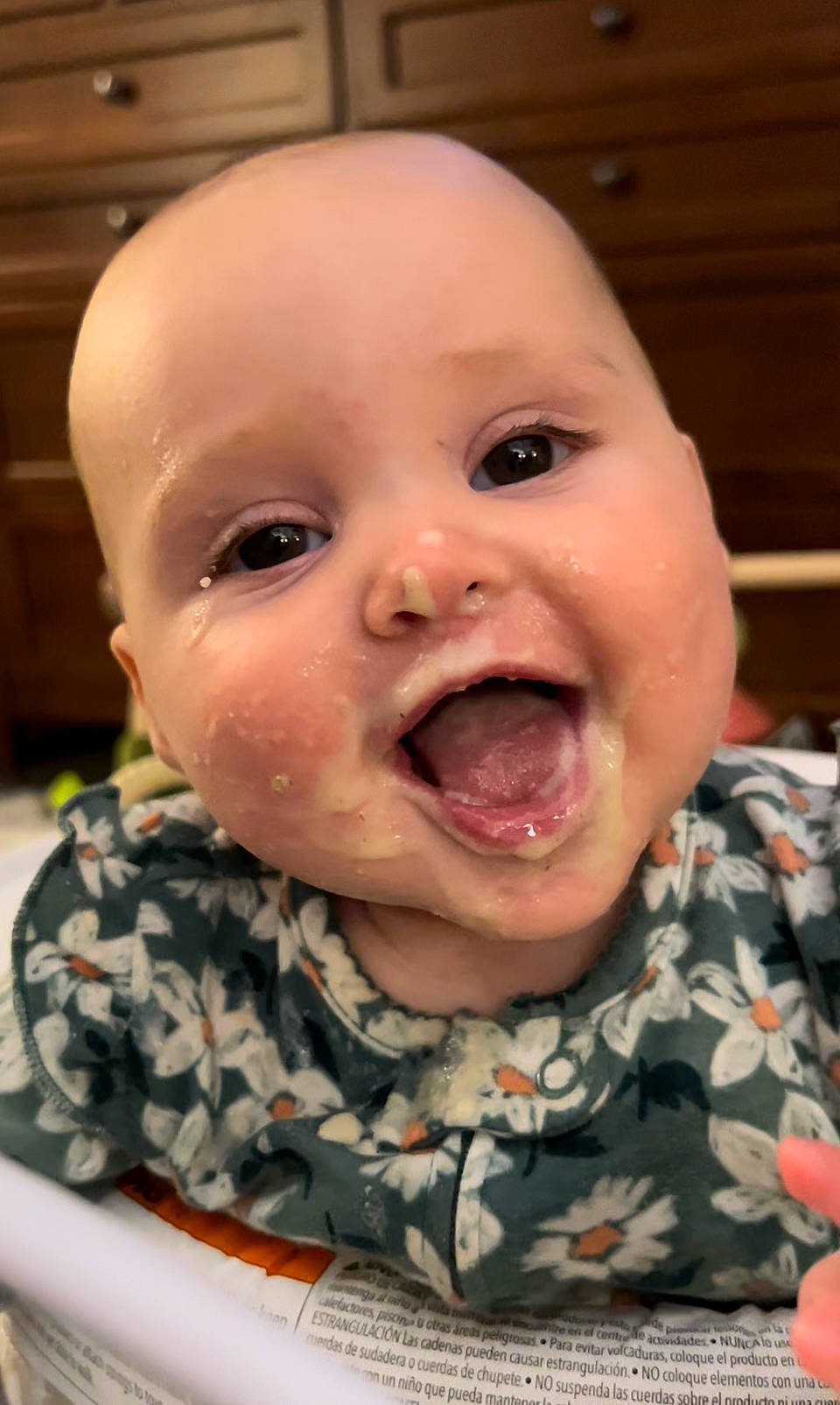 Kayla joined the competition — help win amazing prizes! baby, baby_laughing, baby_toddler_clothing, cabinetry, cheek, child, eye, eyebrow, gesture, happy, iris, lip, mouth, nose, person, pink, skin, smile, toddler, tongue